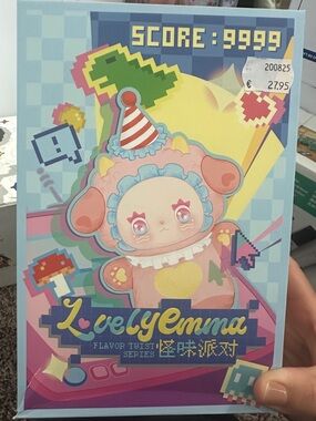 LovelyEmma Pink Candy Plush Art Print